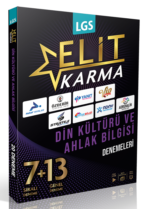 Elit Karma 8. Sınıf LGS Din Kültürü ve Ahlak Bilgisi Elit Karma 20 Deneme Video Çözümlü Elit Karma