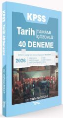 Temsil 2026 KPSS Tarih 40 Deneme Çözümlü - Cahide Bolat Temsil Yayınları