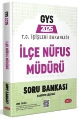 SÜPER FİYAT - Data 2025 GYS İçişleri Bakanlığı İlçe Nüfus Müdürü Soru Bankası Görevde Yükselme Data Yayınları