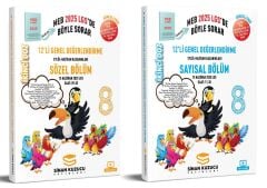 Sinan Kuzucu 8. Sınıf LGS Sözel Sayısal İkinci Doz Genel 12 li Değerlendirme Seti Sinan Kuzucu Yayınları