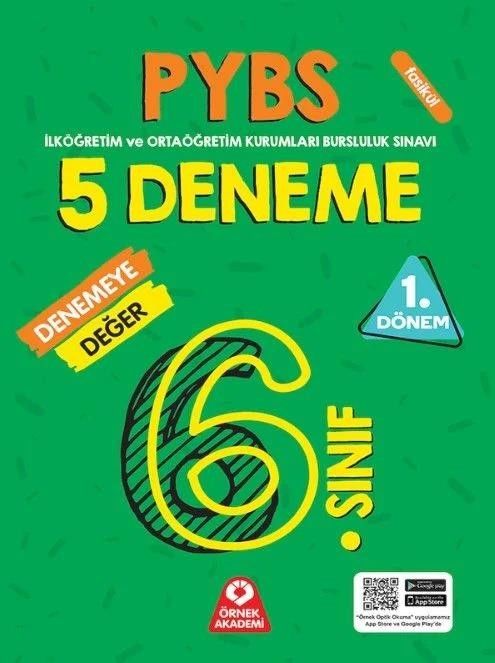 Örnek Akademi 6. Sınıf PYBS 1. Dönem Fasikül 5 Deneme Örnek Akademi Yayınları