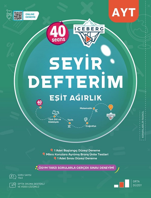 Okyanus YKS AYT Eşit Ağırlık Seyir Defterim Soru Bankası Okyanus Yayınları