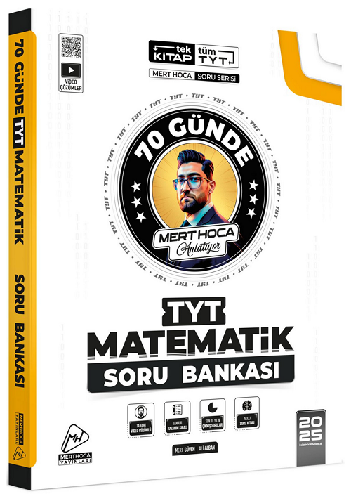 Mert Hoca 2025 YKS TYT 70 Günde Matematik Kampı Soru Bankası - Mert Güven Mert Hoca Yayınları