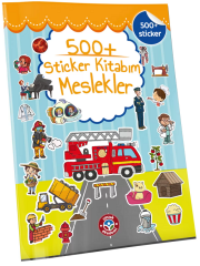 Çocuk Akademi +500 Sticker Kitabım Meslekler Çocuk Akademi