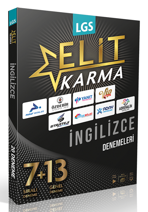Elit Karma 8. Sınıf LGS İngilizce Elit Karma 20 Deneme Çözümlü Elit Karma
