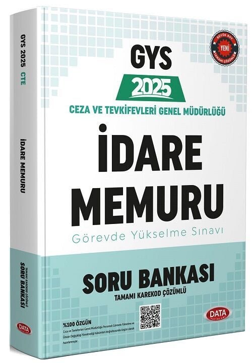 SÜPER FİYAT - Data 2025 GYS Ceza ve Tevkifevleri İdare Memuru Soru Bankası Görevde Yükselme Data Yayınları