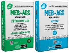 Pegem 2026 MEB-AGS Eğitimin Temelleri ve Türk Milli Eğitim Sistemi + Mevzuat Konu Anlatımlı 2 li Set Pegem Akademi Yayınları