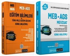 YENİ AGS - Pegem 2026 MEB-AGS Eğitim  Bilimleri ve Türk Milli Eğitim Sistemi + Mevzuat Konu Anlatımlı 2 li Set Pegem Akademi Yayınları