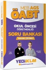 Yediiklim 2026 ÖABT MEB-AGS Okul Öncesi Öğretmenliği Soru Bankası Çözümlü - Yasin Solak, Yunus Emre Sabanlı Yediiklim Yayınları