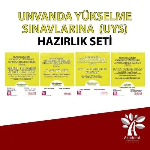 Akademi Bankacılar için Ünvanda Yükselme Sınavlarına Hazırlık 4 lü Set Akademi Consulting Yayınları