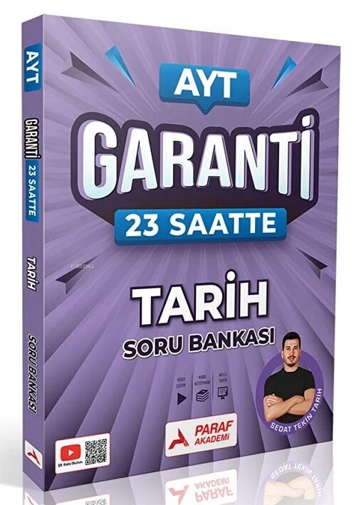 Paraf Akademi YKS AYT Tarih 23 Saatte Garanti Soru Bankası - Sedat Tekin Paraf Akademi Yayınları