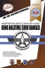Askeri Sınav Kara, Hava, Deniz Kuvvetler Komutanlığı Askeri Personel Meslek İçi Sınavlara Hazırlık Konu Anlatımlı Soru Bankası KHD-01 Askeri Sınav Kitapları
