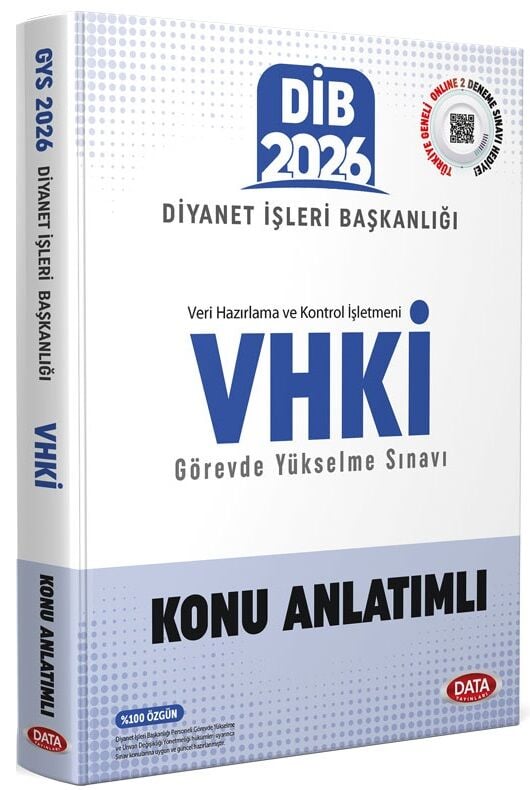 Data 2026 GYS DİB Diyanet İşleri Başkanlığı VHKİ Konu Anlatımlı Görevde Yükselme Data Yayınları