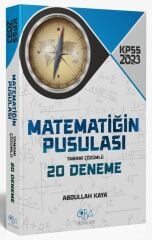 SÜPER FİYAT - CBA Yayınları 2023 KPSS Matematik Matematiğin Pusulası 20 Deneme Çözümlü - Abdullah Kaya CBA Yayınları