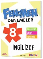 Fenomen Okul 8. Sınıf İngilizce Fenomen 24 Deneme Fenomen Okul Yayınları