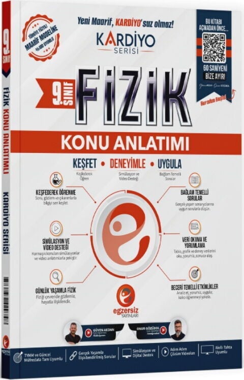 Egzersiz 9. Sınıf Fizik Kardiyo Konu Anlatımı Egzersiz Yayınları