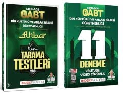 İndeks Akademi 2027 ÖABT MEB-AGS Din Kültürü ve Ahlak Bilgisi Öğretmenliği Ahbar Konu Tarama Testleri + 11 Deneme 2 li Set - Hanifi İnce İndeks Akademi Yayıncılık