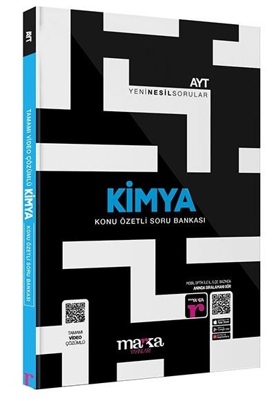 Marka 2025 YKS AYT Kimya Konu Özetli Soru Bankası Video Çözümlü Marka Yayınları