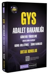 Pegem 2026 GYS Adalet Bakanlığı Ortak Konular Konu Anlatımlı Soru Bankası Görevde Yükselme Pegem Akademi Yayınları