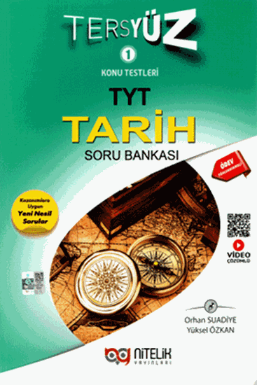 Nitelik YKS TYT Tarih Tersyüz Soru Bankası Nitelik Yayınları