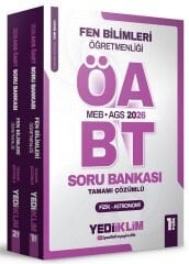 Yediiklim 2026 ÖABT MEB-AGS Fen Bilimleri Öğretmenliği Soru Bankası Çözümlü Modüler Set Yediiklim Yayınları