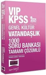 SÜPER FİYAT - Yargı 2021 KPSS VIP Vatandaşlık 1000 Soru Bankası Çözümlü Yargı Yayınları