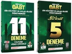 İndeks Akademi 2027 ÖABT MEB-AGS Din Kültürü ve Ahlak Bilgisi Öğretmenliği 11+5 Deneme 2 li Set - Hanifi İnce İndeks Akademi Yayıncılık