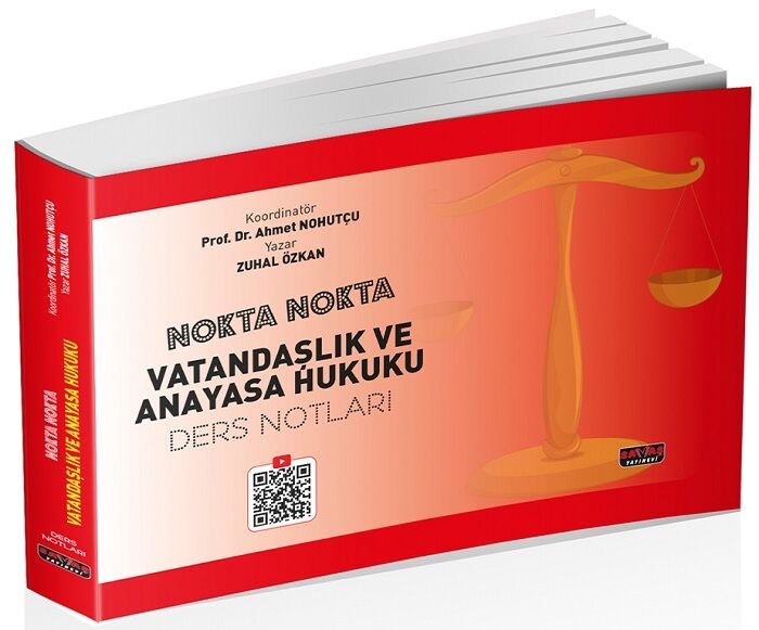 Savaş Vatandaşlık ve Anayasa Hukuku Nokta Nokta Ders Notları - Ahmet Nohutçu Savaş Yayınları