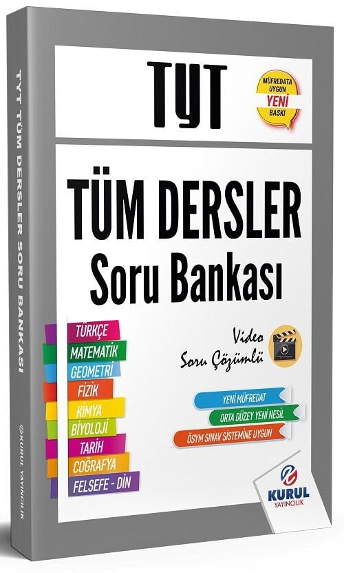 Kurul 2026 YKS TYT Tüm Dersler Soru Bankası Çözümlü Kurul Yayıncılık