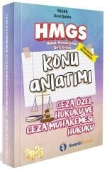 Garantör Akademi 2025 HMGS Ceza Özel Hukuku ve Ceza Muhakemesi Hukuku Konu Anlatımı - Ernil Şahin Garantör Akademi