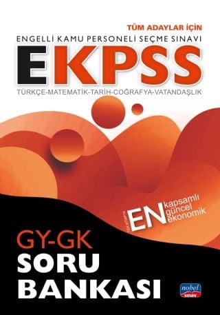 Nobel 2020 EKPSS Tüm Adaylar için Soru Bankası Nobel Yayınları