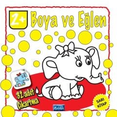 Boya ve Eğlen Sarı Kitap Parıltı Yayınları