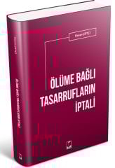 Adalet Ölüme Bağlı Tasarrufların İptali - Hasan Çiftçi Adalet Yayınevi