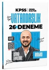Retro 2026 KPSS Vatandaşlık 26 Deneme Çözümlü - İsmail Eryılmaz Retro Yayıncılık