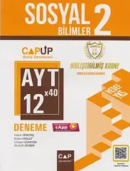 Çap Yayınları YKS AYT Sosyal Bilimler-2 12x40 UP Deneme Video Çözümlü Çap Yayınları