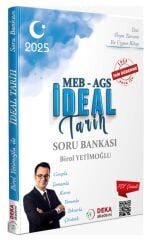 SÜPER FİYAT - Deka Akademi 2025 MEB-AGS İdeal Tarih Soru Bankası Çözümlü - Birol Yetimoğlu Deka Akademi Yayınları