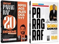 Retro + İndeks 2026 KPSS ALES DGS TYT AYT Paragraf Soru Bankası + 20 Deneme 2 li Set - Aker Kartal, Berk Ekici Retro + İndeks Akademi Yayıncılık