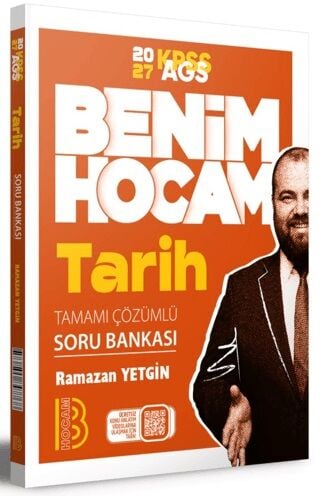 Benim Hocam 2027 MEB-AGS Tarih Soru Bankası Çözümlü - Ramazan Yetgin Benim Hocam Yayınları