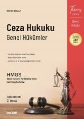 Seçkin 2026 THEMİS HMGS Hakimlik Ceza Hukuku Genel Hükümler Soru Kitabı Çözümlü 7. Baskı - İsmail Ercan Seçkin Yayınları