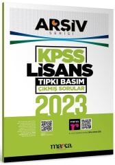 Marka 2023 KPSS Sınavı Genel Yetenek Genel Kültür Lisans Çıkmış Sorular Tıpkı Basım Çözümlü ARŞİV Serisi Marka Yayınları