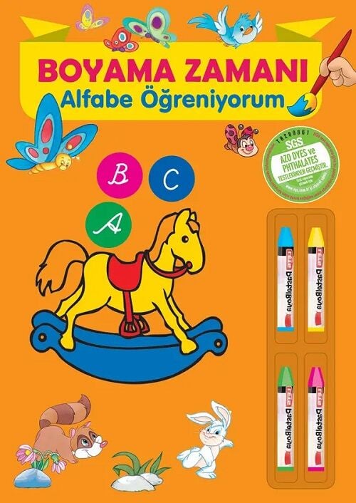 Boyama Zamanı Alfabe Öğreniyorum Parıltı Yayınları