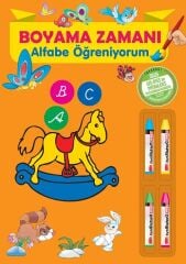 Boyama Zamanı Alfabe Öğreniyorum Parıltı Yayınları