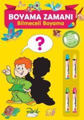 Boyama Zamanı Bilmeceli Boyama Parıltı Yayınları