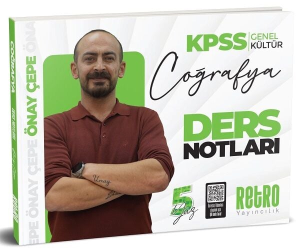 Retro 2026 KPSS Coğrafya 5Yüz Ders Notları - Önay Çepe Retro Yayıncılık
