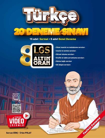 Altın Oran 8. Sınıf LGS Türkçe Altın Oran 20 Deneme Altın Oran Yayınları