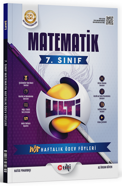 Ulti Yayınları 7. Sınıf Matematik Ulti HÖF Haftalık Ders Föyleri Ulti Yayınları
