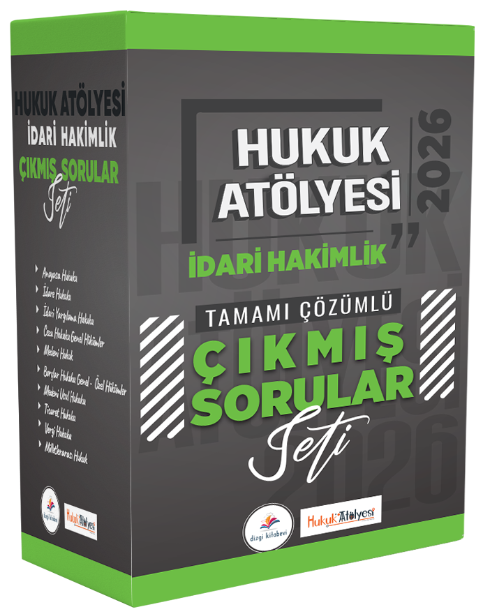 Dizgi Kitap 2026 Hukuk Atölyesi İdari Hakimlik Çıkmış Sorular Seti Çözümlü Dizgi Kitap
