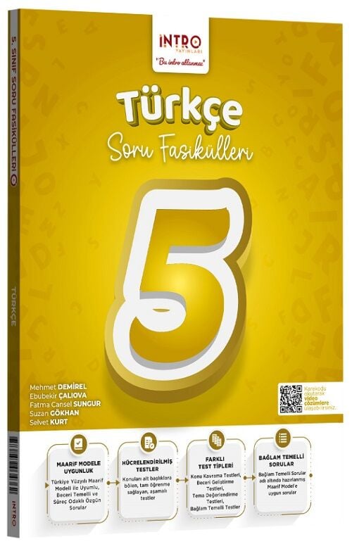 İntro 5. Sınıf Türkçe Soru Fasikülleri İntro Yayınları