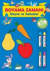 Boyama Zamanı Meyve ve Sebzeler Parıltı Yayınları