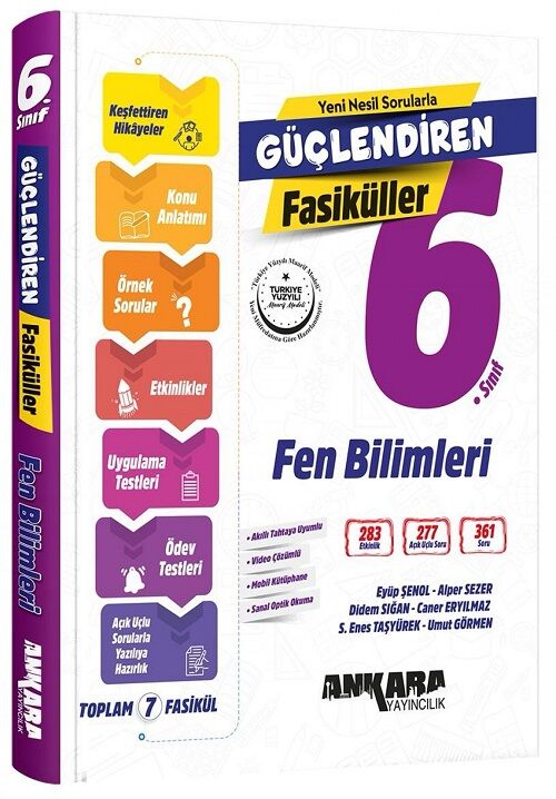 Ankara Yayıncılık 6. Sınıf Fen Bilimleri Güçlendiren Fasiküller Ankara Yayıncılık